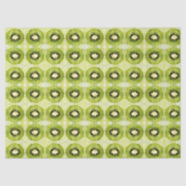 Papel De Seda Tecido verde Kiwi (Frente )