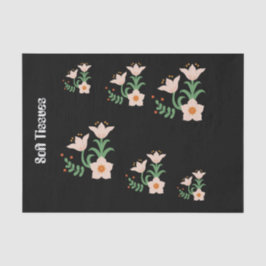 Papel De Seda Tecidos Suaves Personalizados Texto Cor da Cinza L