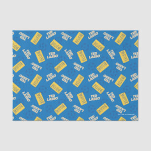 Papel De Seda Ted Lasso Padrão de sinal de crença e osse de es