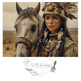 Papel De Seda Teenage Girl With Horse Cinematic Fantasy Portrait