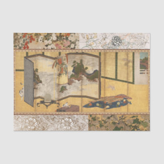 Papel De Seda Tela de alteração de coromandel pintada