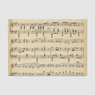 Papel De Seda Tema de Música Antiquada