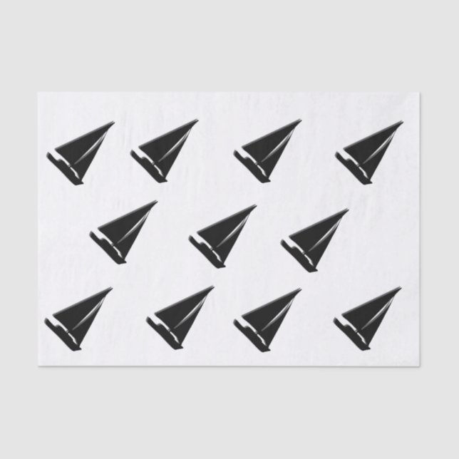 Papel De Seda Tema do Esporte do veleiro (Frente )