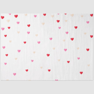Papel De Seda Tema do Namorados Coração Menina Chá Rosa Vermelho