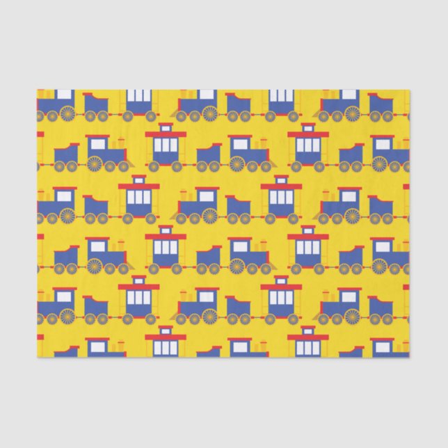 Papel De Seda Tema do primeiro aniversario Choo-Choo-Choo em For (Frente )