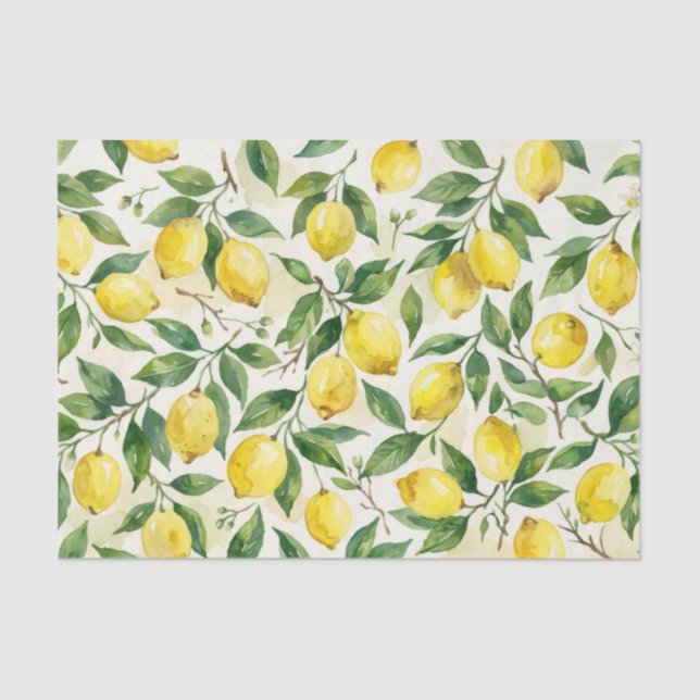 Papel de seda tema limão (Frente )