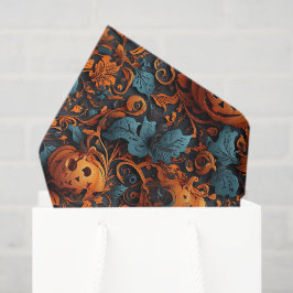 Papel De Seda Temas Vibrantes do Halloween