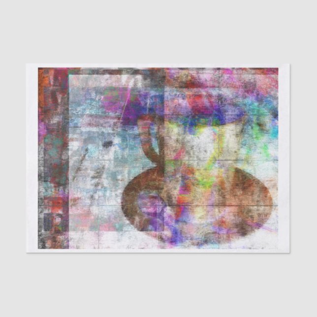 Papel De Seda tempo do café (Frente )