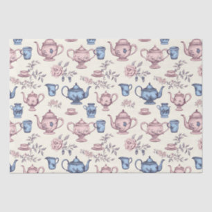 Papel De Seda Tempo para o padrão Tea Vintage