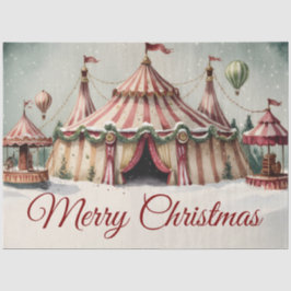 Papel De Seda Tenda de Circo Vintage Rústica