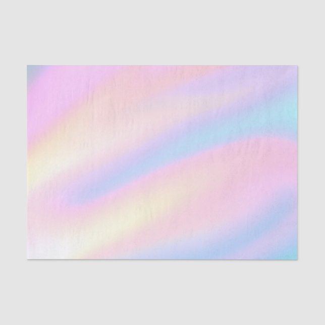 Papel De Seda Tendência - Ondas abstrato azuis cor-de-rosa paste (Frente )