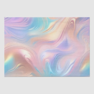 Papel De Seda Tendência pastel cor-de-rosa abstrato azul
