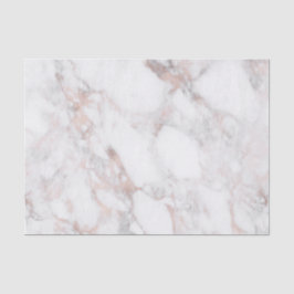 Papel De Seda Tendy Rosa-gold e White Faux Marble