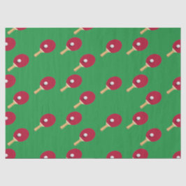 Papel De Seda tênis de mesa de e esfera em verde