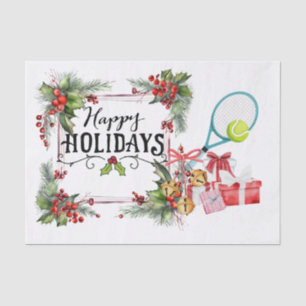 Papel De Seda Tênis Natal com aquarela em rack