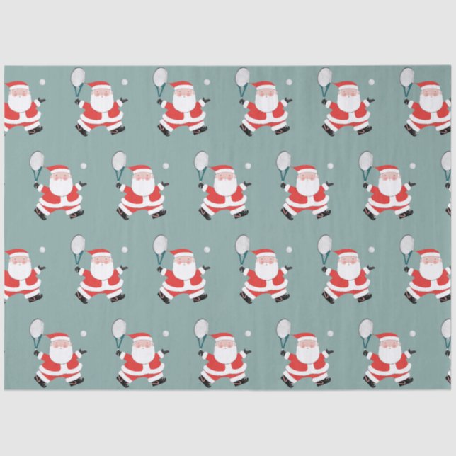 Papel De Seda Tennis Christmas Holiday Gift (Frente )