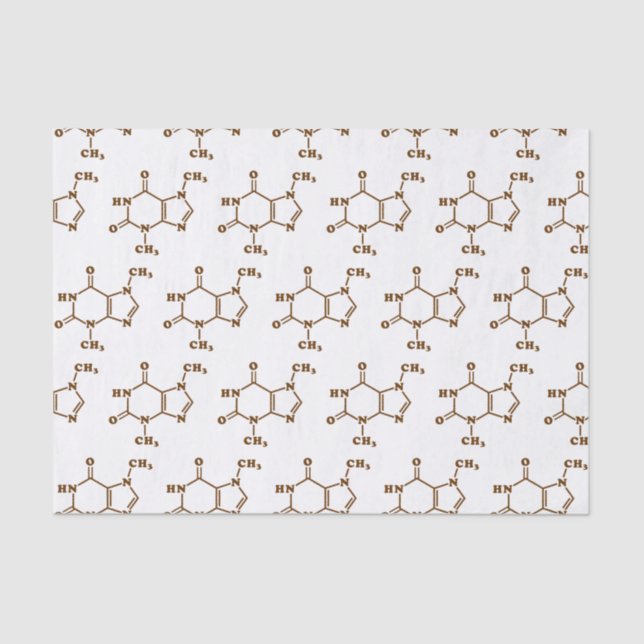 Papel De Seda Teobromina - Teobromina - Fórmula Química Molecula (Frente )