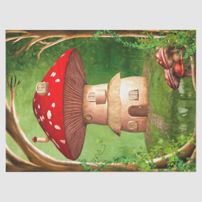 Papel De Seda Terra anã (Frente )