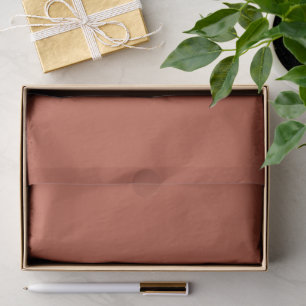 Papel De Seda Terracota Vermelho Tijolo Cor da Tendência de Prim