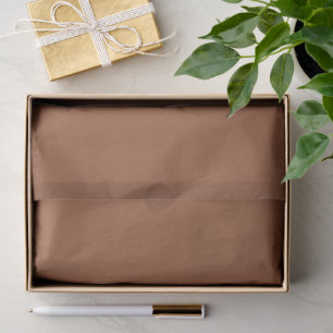 Papel De Seda Terracotta - Cor Sólida Laranja Queimada
