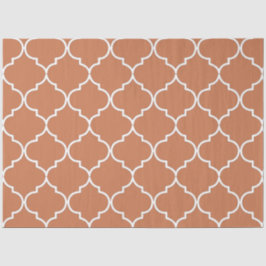 Papel De Seda Terracotta — Padrão marroquino mediterrânico