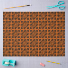 Papel De Seda Terracotta Preto Padrão Meandro Grego Antigo