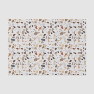 Papel De Seda Terrazzo Modern Art Deco Stone Meio século