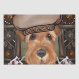 PAPEL DE SEDA TERRIER AIREDALE