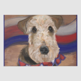 PAPEL DE SEDA TERRIER AIREDALE       