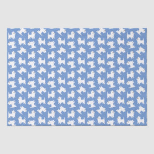 Papel De Seda Terrier Westies de Terrier, no Oeste