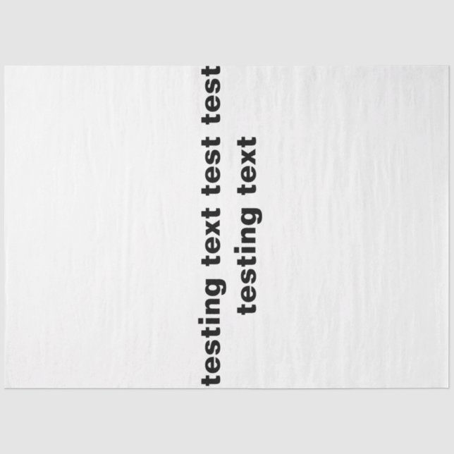 Papel De Seda teste (Frente )