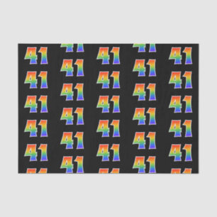 Papel De Seda Teste padrão "41" do espectro do arco-íris do