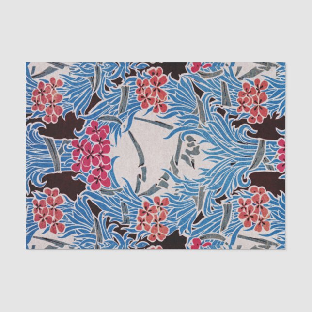 Papel De Seda Teste padrão #6 de Nouveau da arte (Frente )