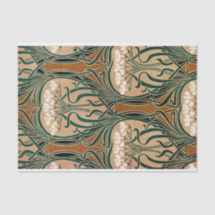 Papel De Seda Teste padrão #9 de Nouveau da arte