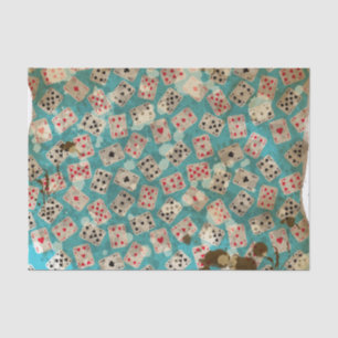 Papel De Seda Teste padrão afligido de Alice do país das