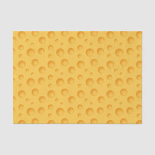 Papel De Seda Teste padrão amarelo do queijo