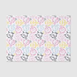 Papel De Seda Teste padrão bonito pequeno dos Pastels da