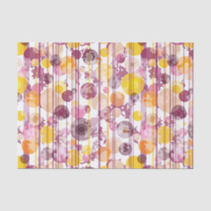 Papel De Seda Teste padrão branco listrado manchado