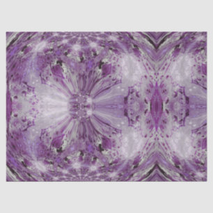 Papel De Seda Teste padrão calmo roxo & cinzento do impressão