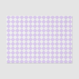 Papel De Seda Teste padrão Checkered do diamante roxo