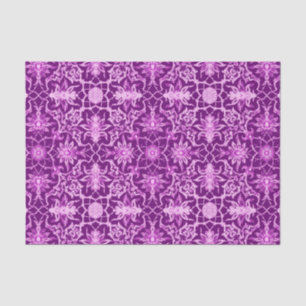 Papel De Seda Teste padrão chinês de Nouveau da arte - roxo