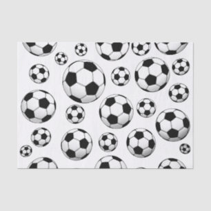 Papel De Seda Teste padrão da bola de futebol
