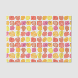 Papel De Seda Teste padrão da fruta