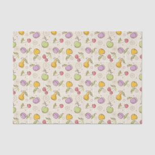 Papel De Seda Teste padrão das frutas