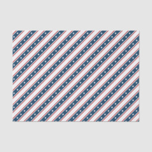 Papel De Seda Teste padrão de bandeira dos Estados Unidos