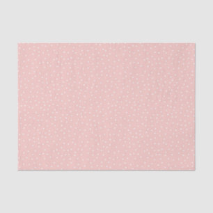 Papel De Seda Teste padrão de bolinhas do rosa Pastel & do
