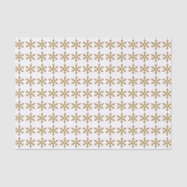 Papel De Seda Teste padrão de estrela Dourado (Frente )