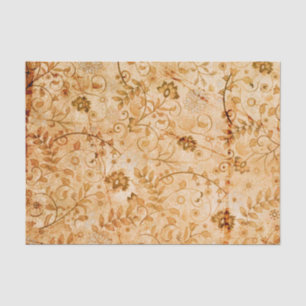 Papel De Seda Teste padrão de flor em cores macias