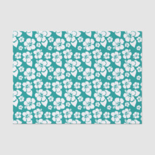 Papel De Seda Teste padrão de flor havaiano do hibiscus