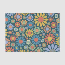 Papel De Seda Teste padrão de Retro/70s